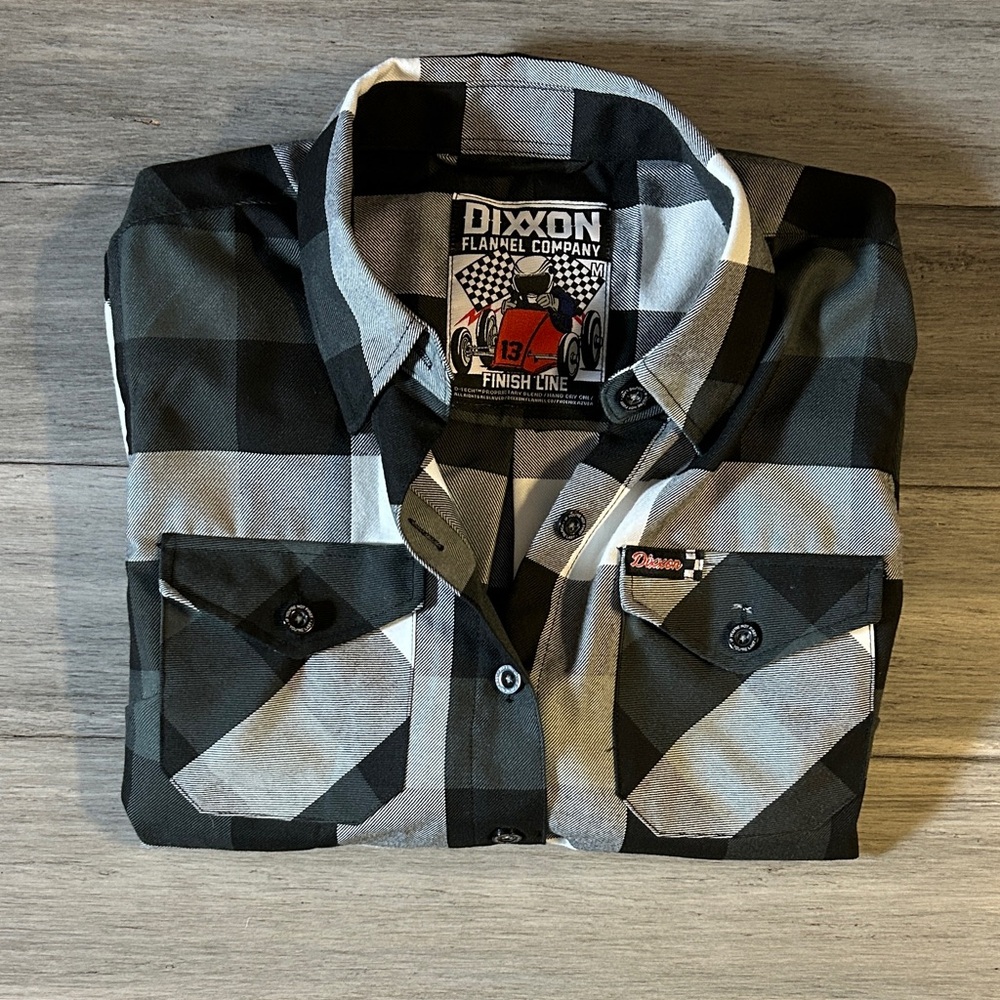 DIXXON Monochrome Plaid Flannel